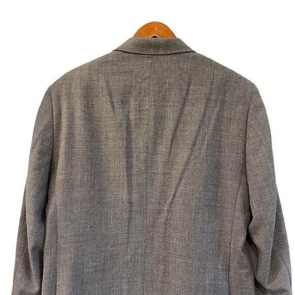 Jos. A. Bank grey 100% wool blazer. Size 42R - Picture 8 of 11